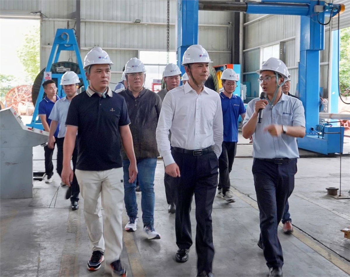 瀏陽市委副書記、市長王雄文蒞臨湘聯電纜調研指導！